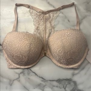 NWT Blush/Beige Auden Push Up Bra